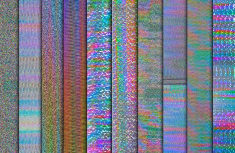 VHS Noise Free Textures